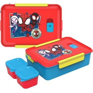 Zak Designs Spidey And His Amazing Friends Reusable Plastic Bento Box🕷️🕸️